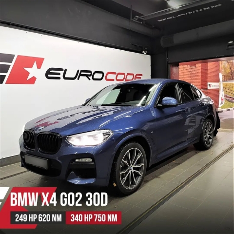 Чип тюнинг BMW X4 G02 30d 249hp